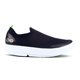 thumbnail image 2 of Zapato de recuperación OOFOS oOMG eeZee Low blanco/negro para mujer 9.5, 2 of 7