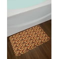 thumbnail image 2 of Kangaroo Bath Mat, Illustration of Mammals in the Forest with Palm Tree Leaves, Plush Bathroom Decor Mat with Non Slip Backing, 29.5" X 17.5", Pale Orange Rust, by Ambesonne, 2 of 2