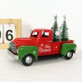 thumbnail image 5 of Modelo de camión grande de coche, decoración navideña coleccionable para niños (camión grande), rojo y verde, 5 of 5