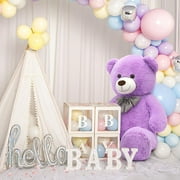 MorisMos Giant Teddy Bear 4ft Stuffed Animal Plush Toy
