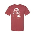 thumbnail image 2 of Manilyn Monroe Skull Face and Body Tattoo | Mens Pop Culture Graphic T-Shirt, Vintage Heather Red, X-Large, 2 of 4