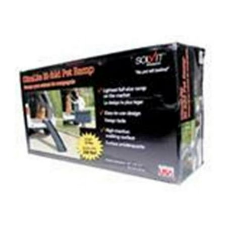 UPC: 0891293000491 | Solvit Products-Ultralite Bi-fold Pet Ramp- Black 62x16x4 Inch