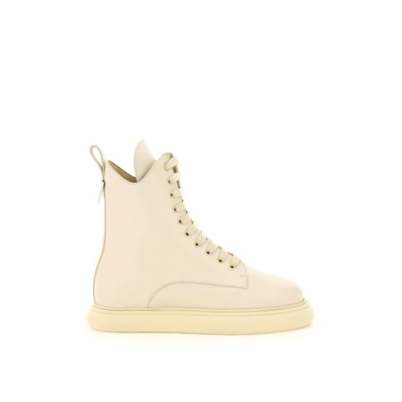 

The attico selene leather ankle boots