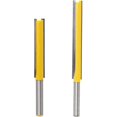 thumbnail image 1 of 2 Pcs 8mm Router Bit Wood Router Flutes Extra Long Straight Straight Woodworking Milling Cutter Wood Engraving Tool Cutter Knife, 1 of 5