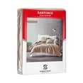 thumbnail image 7 of SUSSEXHOME Dream Cream Cotton Duvet Cover Set Mink, 1 Duvet Cover, 1 Fitted Sheet and 2 Pillowcases, Queen Size Cotton Duvet Cover Set, Machine Washable, Iron Safe, Hypoallergenic, Breathable, 7 of 7
