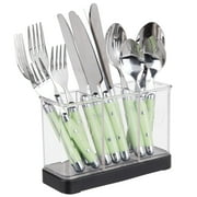 iDesign Forma Utensil, Spatula, Silverware Holder, Black/Clear