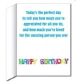 thumbnail image 4 of Jumbo Greeting Cards: Giant Birthday Card (Balloon Letters) 2 feet x 3 feet card with envelope, 13649, 4 of 6