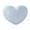 Sky Blue, variant on White Heart Pillows, Cute Heart Decorative Pillow, Heart Shaped Throw Pillows for Bed, Faux Fur Plush Hoom Decor Pillow Cushion for Chair Sofa Living Room (11.8")