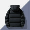 thumbnail image 6 of Christmas Clearance Ofreoo Men's Stitching Drawstring Hooded Slim Fashion Jacket Coat Outwear, 6 of 6