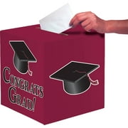 Burgundy Congrats Grad Card Box