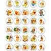 30 x Edible Cupcake Toppers Themed of Winnie the Pooh Collection of Edible Cake Decorations | Uncut Edible on Wafer Sheet