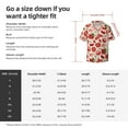 thumbnail image 7 of Xecao offers the Tomatoes for Men's Casual Short-sleeved Shirt, a button-up collared shirt with a pocket, perfect for beach vacations and yacht travel in the 4X-Large size., 7 of 7