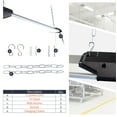 thumbnail image 3 of 4 ft. LED 100-Watt (300-Watt Equivalent) 10,000 Lumens 4000K Garage Lighting Shop Light, Silver, 3 of 10