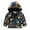 Navy, variant on Coerni Baby Boys Windbreaker Hooded Jacket Kids Cute Waterproof Outwear Lightweight Print Raincoats Zip Up Button Down Coat