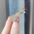 thumbnail image 1 of An elegant violin brooch, 1 of 8