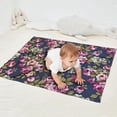 thumbnail image 2 of Pioneer Flower Floral Print Pattern Blanket,Comfortable Soft Flannel Throw Blanket,All Season,Warm Lightweight Blankets for Sofa Bed Couch Living Room Chair,30"x40", 2 of 4