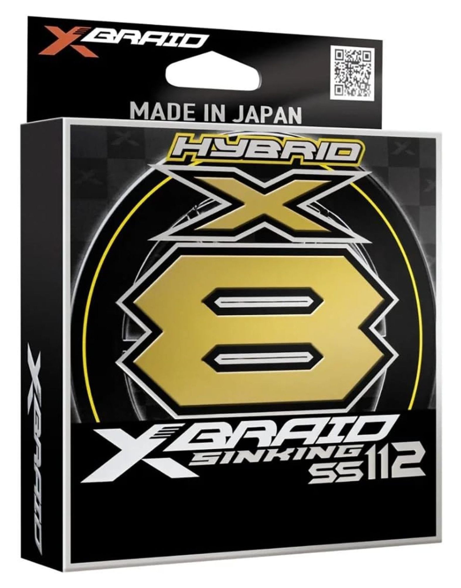 XBRAID Sinking SS 112 Braid Fishing Line - 20LB Test, 165 Yards, Yellow - Saltwater & Freshwater - High Abrasion Resistance Multi One Size