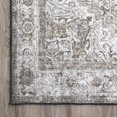 thumbnail image 2 of Addison Avignon Traditional Velvet Bronze Area Rug, 2 of 7
