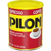 Pilon Espresso Dark Roast Ground Coffee 10 oz Aluminum Can