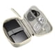 thumbnail image 2 of Organizador electrónico de viajes Unique Bargains para cables, organizador de cables para cargador de teléfono color beige 7.48"x4.72"x1.38", 2 of 6