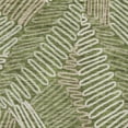 thumbnail image 3 of HomeRoots 671914 5 x 8 ft. Olive Green, Ivory & Beige Floral Washable Machine Made Rectangle Area Rug with UV Protection, 3 of 9