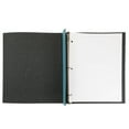 thumbnail image 2 of JAM Paper & Envelope Italian Leather 3/4 in Binders, 3 Metal Rings, Turquoise, 1/Pack, 2 of 4