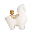 thumbnail image 3 of Figura de caballo Feng Shui Decoración Souvenir moderno Adorno de escritorio coleccionable para con bolsa de dinero, 3 of 8