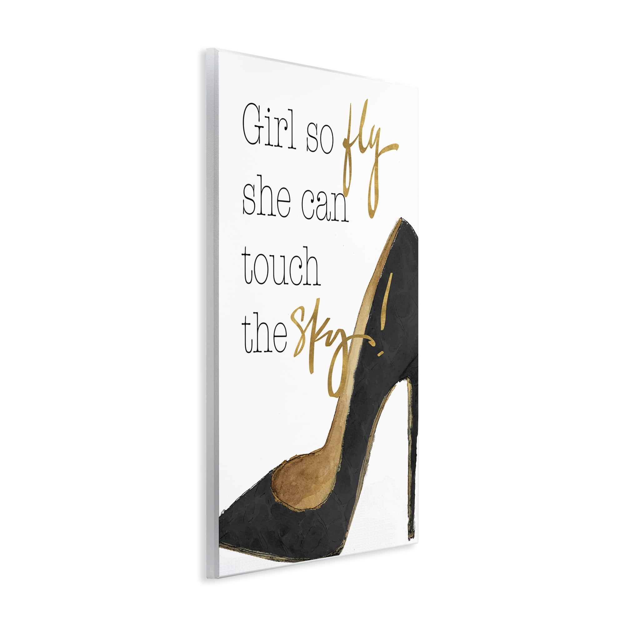 Stupell Industries Touch The Sky Phrase Beauty & Fashion Painting Unframed Art Print Wall Art, 10 x 15