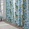 thumbnail image 4 of Topfinel Fancy Hummingbird Patterned curtain,LightBlue Curtains for Living Room, Thermal Insulated Blackout Curtains for Bedroom, Floral Vintage Lemon Curtains 84 Inch Length 2 Panels Set, 4 of 11