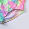 thumbnail image 6 of BOBOGOJP Kids Girls One Pieces Swimsuit UPF 50+ Tie Dye Print Beach Sport Athletic Swimming Suit Gymnastics Leotards Multicolour for Size 13-14 Years, 6 of 9