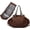 Chocolate Brown, variant on Travoe Tote Bag, 3-in-1 Convertible Work & Travel Bag, Lightweight Water-Repellent Nylon, 16 Compartments