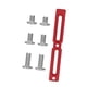 thumbnail image 3 of Adaptador de portabidón para bicicleta, ajustador de posición del orificio del portabidón para bicicleta, marco de fijación Rojo 133 cm, 3 of 9