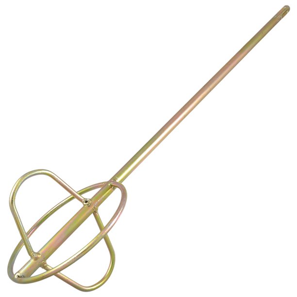 Portable Hand Tool 11mm Dia Shaft Adhesives Grouting Paint Mixer Whisk