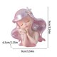 thumbnail image 4 of Decoración de baño de 3,54 pulgadas, regalo de niña sirena, estante para dormitorio, escultura de princesa de resina, escultura decorativa, Ángel, manualidades para el hogar A, 4 of 5