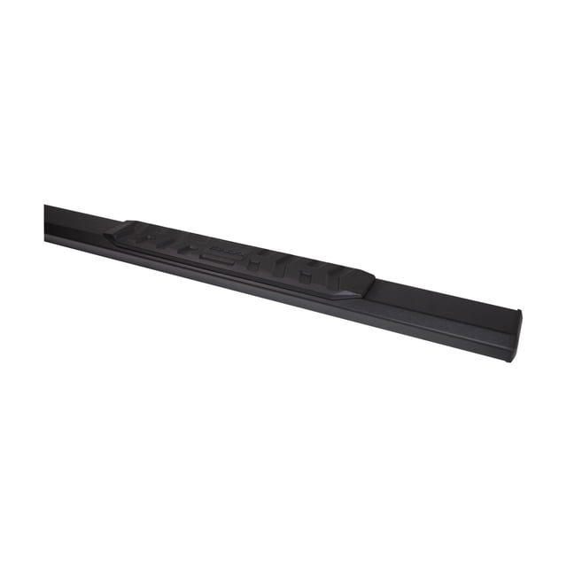 Compatible avec Toyota Tacoma 2005-2022 TrailFX Nerf Bar AL4016B TrailFX Série A4; avec Patins; Droit Hexagonal 4-1/2 Pouces; Revêtement en Poudre; Noir Titane; Aluminium; avec Embouts en Plastique