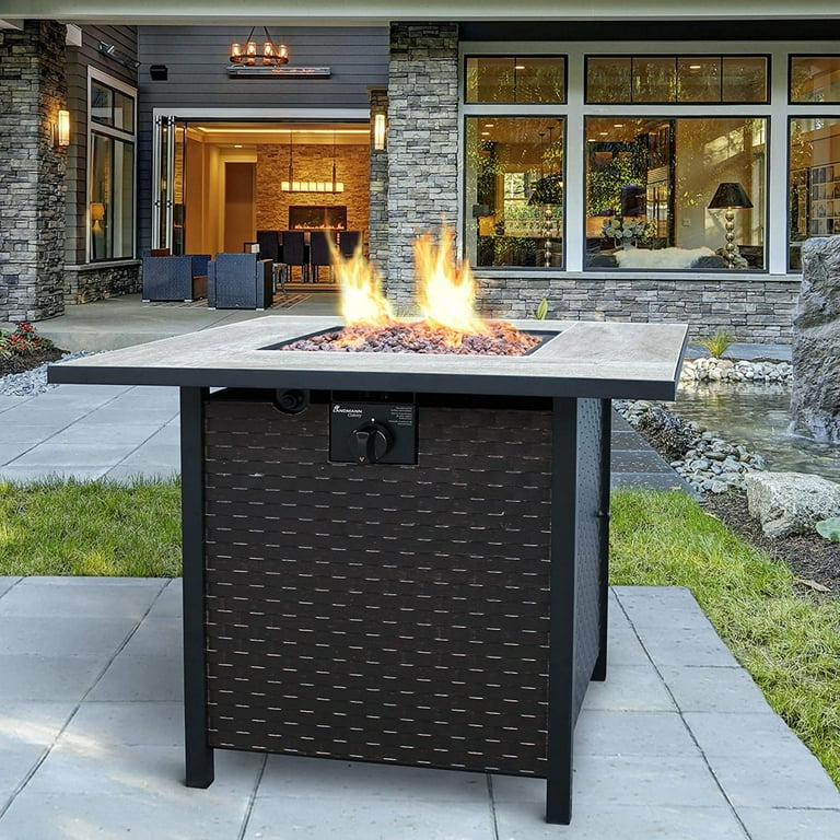 Landmann 22582 Oakley Gas Fire Table, Antique Bronze Landmann 22582 Oakley Gas Fire Table, Antique Bronze