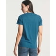 thumbnail image 4 of Real Essentials 4 Pack: Women's Classic-Fit Cotton Short-Sleeve V-Neck T-Shirt (Available in Plus Size), 4 of 6