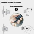 thumbnail image 4 of Taiss Momentary Push Button Switch Start/Stop Red Green Sign NO NC AC 660V 10A Button Switch HB2-Start/Stop, 4 of 4