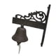 thumbnail image 3 of Outdoor Supper Bell es una campana de hierro fundido que sirve de decoración de pared para exteriores. 1, 3 of 5