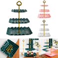 thumbnail image 3 of Tray Dessert Cupcake Fruit Snack Tray Decoration Pastry Three-Layer Fruit Plate, 3 of 6