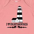 thumbnail image 4 of Inktastic I Love Lighthouses Girls Baby Bodysuit, 4 of 5
