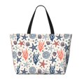 thumbnail image 2 of Kdxio Starfish Shell for Beach Bag for Women Large Beach Tote Bag Waterproof Sandproof Swim Bag with Zipper Pockets Beach Vacation Travel, 2 of 7