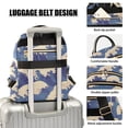 thumbnail image 3 of FORMRS Mini Backpack Purse for Women Travel Daypack Casual Shoulder Bag, Blue Wave Pattern, 3 of 7