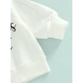 thumbnail image 6 of Cenuakty Infant Baby Girls Boys Sweatshirts Letter Print Round Neck Long Sleeve Pullovers Spring Autumn Casual Tops, 6 of 8