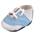 thumbnail image 3 of Zapatos de muñecas de niña Sunnimix cuero PU 14.5 pulgadas azul, 3 of 8