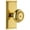 Lifetime Brass, variant on Grandeur 825395 Carre Solid Brass Rose Privacy Door Knob Set - Brass