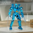 thumbnail image 7 of QOQ Sci-Fi Mecha Robot Building Block Set - A mechanical battle armor with weapons, Gift for Mech Fans, Collectible Display(637 Pcs), 7 of 7