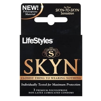 LifeStyles SKYN Lubricated Non-Latex Condoms, Premium Ultra Thin Natural Feel, Lubricated Condom - Walmart.com LifeStyles SKYN Lubricated Non-Latex Condoms, Premium Ultra Thin Natural Feel, Lubricated Condom - Walmart.com