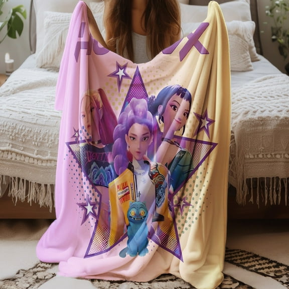 Flannel Fleece Throw Blankets 40"X50" Soft Cozy Lightweight Fluffy Microfiber Blanket All Season Fuzzy Plush Gift for Bedroom Couch Bed Sofa