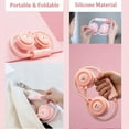 thumbnail image 2 of Generic Ventilador de Cuello Portátil Sin Aspas, Cargable USB, Plegable y Moderno para Estudiantes, Color Rosa, Ideal para Regalos y Uso Diario., 2 of 6